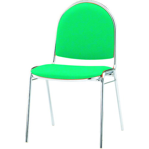 ■TOKIO リフレッシュチェア 4本脚 クリアグリーン FSRR4CGN(1462984)[送料別途見積り][法人・事業所限定][外直送]