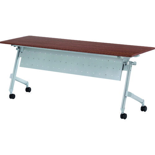 ■TOKIO 天板跳ね上げ式テーブル ATN-P1845 1800×450 ダークウッド ATNP1845DK(1468644)[法人・事業所限定][外直送元]