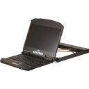 ■ATEN コンソールドロワー/18.5インチワイドLCD/HDMI DVI VGA/ショートレール CL3800NWJJS(1478197)[法人・事業所限定...