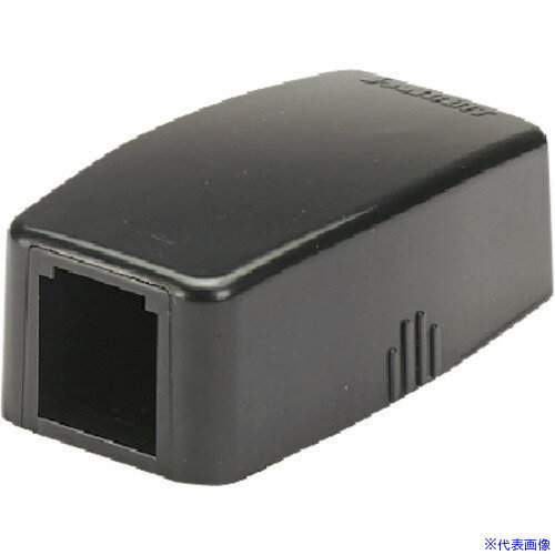 ■PANDUIT ローゼットボックス シャッターなし 1個口 黒 JOQ10000BL JOQ10000BL(1478976)