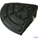 ■緑十字 45mm段差用プレート コーナータイプ 黒 ロードアップ6005R H45×W150×D150mm 再生ゴム製 121024(1479780)