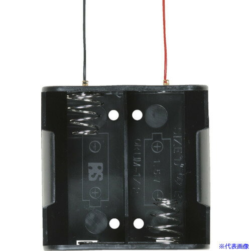 ■タカチ リード線付電池ホルダー 単1×2 SN12(1482037) ■タカチ リード線付電池ホルダー 単1×2 SN12(1482037)