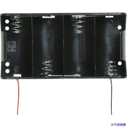 ■タカチ リード線付電池ホルダー 単1×4 SN14(1482043) ■タカチ リード線付電池ホルダー 単1×4 SN14(1482043)