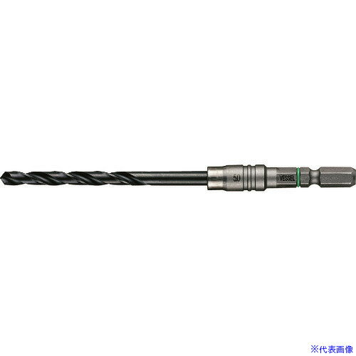■VESSEL クッションドリル(鉄工用)3本組 Φ5.0 全長120mm AMD3S5.0(1486791)