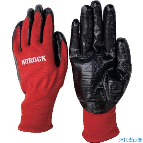 ■コーコス 背抜き手袋 ニトロックプレミアム N−3550 20レッド LL N355020LL(1491093)