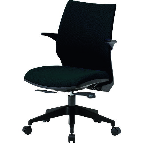 オレンジブック トラスコ中山　TRUSCOTOKIO オフィスチェア FST−88A 肘付き ブラック 〔品番:FST88ABK〕[ 注番:1492145]特長●コストパフォーマンスに優れ、ロッキング機構付のリーズナブルなオフィスチェアです。●座る人の体重に合わせて、最適なロッキングの強さに自動調整するオフィスチェアです。●座面を持ち上げながら背もたれが倒れる、体重感知式背座角度連動機構。用途●パソコンチェアー、OAチェアー、デスク用チェアーに。●自宅、書斎用、パーソナルチェアーとして最適な椅子です。仕様●座幅(mm)：425●座奥行(mm)：440●座面高さ(mm)：410〜490●張地：布張り●色：ブラック●背面色：ブラック●座面色：ブラック●脚色：ブラック●座上下昇降機能：ガス調節式●キャスター径(mm)：50仕様2●肘付きタイプ●モールドウレタン●オートバランスロッキング●ガスシリンダー●組立式材質/仕上●背部：強化樹脂成型品・布●座部：PP樹脂成型品・モールドウレタン・布●脚部：強化樹脂成型品、50φ双輪キャスターセット内容/付属品注意原産国（名称）台湾JANコード本体質量13kgオレンジブック トラスコ中山　TRUSCOTOKIO オフィスチェア FST−88A 肘付き ブラック 〔品番:FST88ABK〕[注番:1492145][本体質量：13kg]分類》オフィス・住設用品》オフィス家具》オフィスチェア☆納期情報：メーカー直送品（送料元払い）【法人限定＝会社名ご記入お願い致します。】 ※北海道・沖縄・離島は運賃別途商品も含む