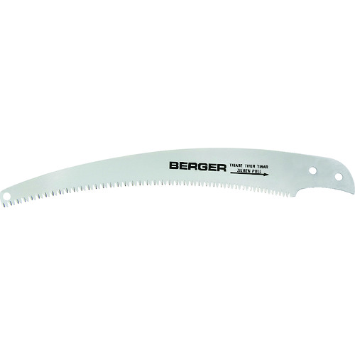 オレンジブック トラスコ中山　TRUSCOBerger 【売切廃番】63812用替刃 330mm 〔品番:93912〕[ 注番:1493865]特長●伸縮竿先端部用の鋸刃です。仕様●刃長(mm)：330●全長(mm)：330●刃ピッチ(mm)：4.0●適合本体：63812仕様2●日本式刃●アサリあり材質/仕上●刃:高炭素刃物鍛造鋼（クロムコーティング）セット内容/付属品注意原産国（名称）ドイツJANコード4006457939128本体質量123gオレンジブック トラスコ中山　TRUSCOBerger 【売切廃番】63812用替刃 330mm 〔品番:93912〕[注番:1493865][本体質量：123g]《包装時基本サイズ：400×20×20》〔包装時質量：123g〕分類》園芸用品》緑化用品》鋸☆納期情報：仕入れ先通常在庫品 (欠品の場合有り)