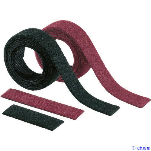 ■PANDUIT 結束バンド タックタイ ストリップタイプ(UL認定) 19.1×457×2.5 マルーン (10本入) HLSP5SX12..