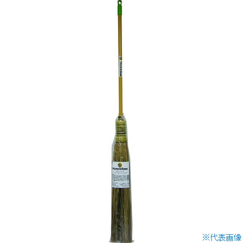 ■日本クリンテック 手編みガーデンほうき 181547(1497715)[送料別途お見積り][法人限定](3.0)