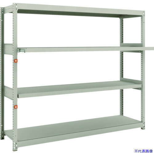Office Cabinets - ■TRUSCO スチールラック M1.5型軽中量棚 1760×445×H1500 4段うちスライド2段 単体 M1.55642M2(1497824)