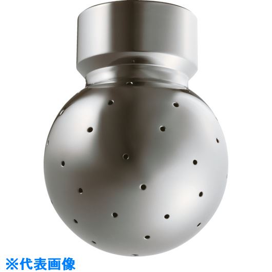 ■いけうち シャワーボール SWBシリーズ ステンレス鋼316L製 ネジ2メス ボールΦ100 2FSWBD100200LS316L(1537489)[送料別途見積り][法人・事業所限定][外直送]