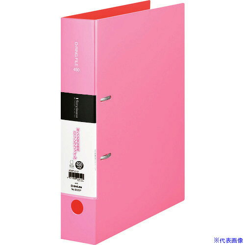 ■KING JIM シンプリ−ズ Dリングファイル ピンク 653SPP(1537585)[送料別途お見積り][法人限定][掲外取寄]
