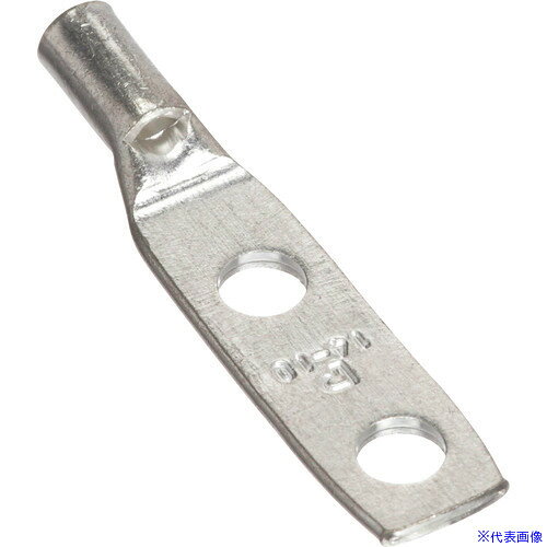 ■PANDUIT 銅製圧縮端子 2穴 電線サイズ AWG10 電線サイズ 取付穴サイズ 51mm 取付穴間隔 160mm LCD10-10A-L LCD1010AL(1578860)[送料別途見積り][法人・事業所限定][掲外取寄]