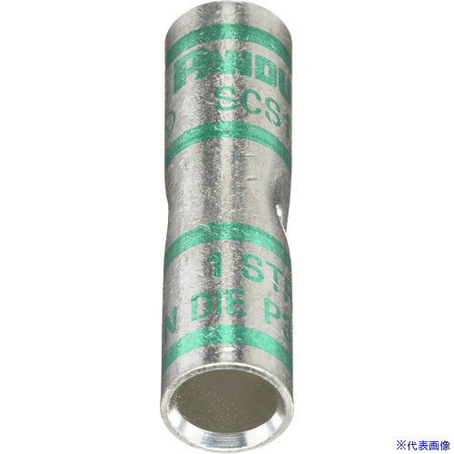■PANDUIT 銅製バットスプライス 標準バレル 電線サイズAWG1 SCS1−E SCS1E(1585241)×2[送料別途お見積り][法人限定][掲外取寄]