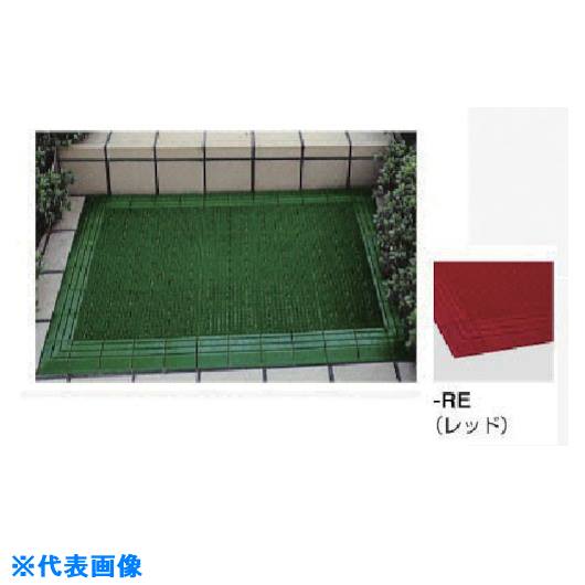 ■NAIKI ニューエルバーマット W900×D1500×H20 SNN0915RE(1590217)[送料別途お見積り][法人限定][外直送]