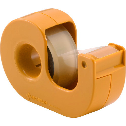 オレンジブック トラスコ中山　TRUSCOニチバン セロテープ小巻カッター付 まっすぐ切れるタイプ 幅15mm×長さ9m 〔品番:CT15DCY〕[ 注番:1590750]特長●力をかけずに素早く切れ、静電気が起こりにくく、においが少ないです。●バイオマスマーク認定品です。●二酸化炭素排出量が少なく環境にやさしい商品です。用途●封筒などの封かんに。●ポスター貼りに。●メモなどの仮止めに。●包装作業に。仕様●色：透明●幅(mm)：15●長さ(m)：9●厚さ(mm)：0.05●適合テープ：CT-15S●粘着力(mm)：3.93N/10●引張強度(mm)：41.6N/10仕様2●粘着力：3.93N/10mm●引張強度：41.6N/10mm●テープカッターの色：イエロー材質/仕上●基材：セロハン●粘着剤：ゴム系●カッター：ポリスチレンセット内容/付属品注意原産国（名称）日本JANコード4987167090937本体質量35gオレンジブック トラスコ中山　TRUSCOニチバン セロテープ小巻カッター付 まっすぐ切れるタイプ 幅15mm×長さ9m 〔品番:CT15DCY〕[注番:1590750][本体質量：35g]《包装時基本サイズ：120×69×28》〔包装時質量：35g〕分類》梱包用品》テープ用品》事務用テープ☆納期情報：仕入れ先通常在庫品 (欠品の場合有り)