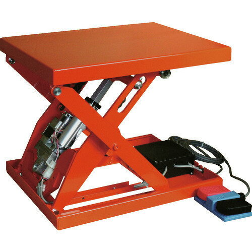 ■TRUSCO テーブルリフト150kg(電動Bねじ式100V)520×630mm HDLL1556R12(1605396)[法人限定][直送元]