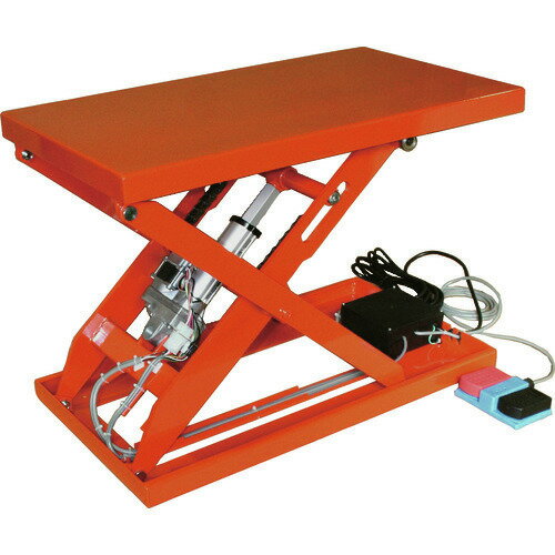 ■TRUSCO テーブルリフト100kg(電動Bねじ式200V)400×720mm HDLL1047R22(1605406)[法人限定][直送元]