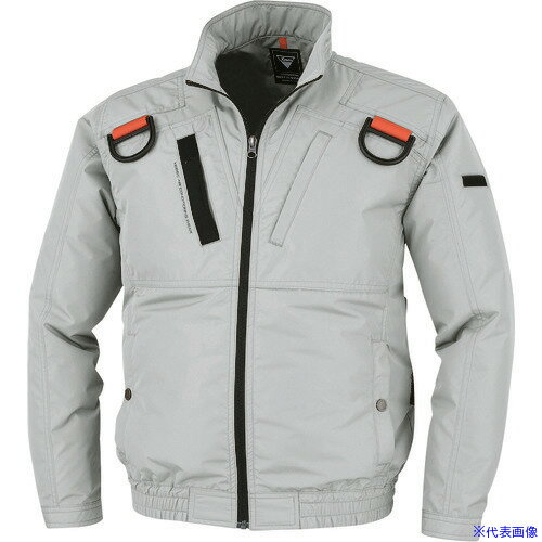 ■XEBEC 空調服遮熱ハーネスブルゾンXE98103−22−3L シルバーグレー XE98103223L(1609290)