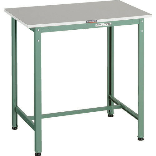 ■TRUSCO 軽荷重立作業台(300kg)HAE2型 RoHS2対応天板 900X600XH900 グリーン色 HRAE20960(1611258)[法人限定][直送元](3.0)