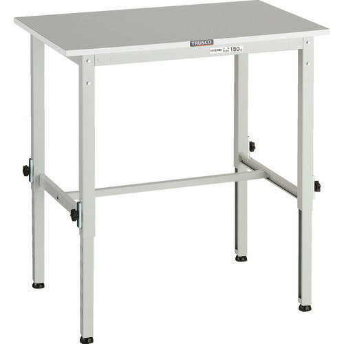 Rakuten - ■TRUSCO 軽荷重作業台高さ調節式(150kg)RAEM2型 RoHS2対応天板 900X600XH650〜950 ホワイト色 RAEM20960W(1611330)[法人限定][直送元]