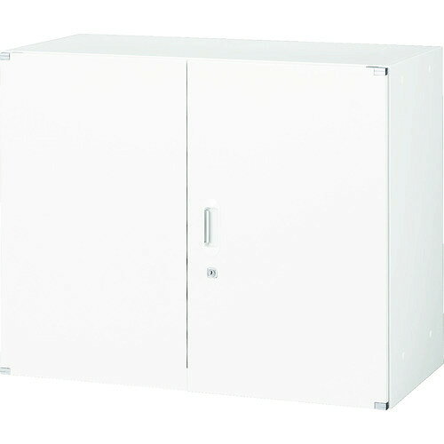 ■TRUSCO ユニット型壁面書庫 D400 両開き H720 W色 UFHW7(1612508)[法人限定][直送元]