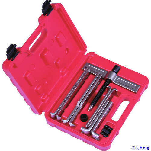 オレンジブック トラスコ中山　TRUSCOFORZA スライド式マルチプーラーセット 〔品番:1805C〕[ 注番:1612941]特長●長さと先端形状の異なる4組の爪が同梱されており、多様な状況で利用出来ます。●爪の向きを変えることにより、用途に応じて外掛、内掛作業に利用できます。●状況に応じて2本の爪を繋ぎ合わせて爪を延長できます。●鍛造された爪とスピンドルは耐久性に優れています。●持ち運びとパーツ管理に便利なケース付きです。仕様●爪の届く長さ(mm)：140●破断荷重(kN)：49.05●適合プーリ(mm)外掛：35〜173●適合プーリ(mm)内掛：90〜155仕様2材質/仕上●鍛造鋼セット内容/付属品●替爪4種類、本体、おねじ、おねじプロテクター、ケース注意原産国（名称）スペインJANコード8424427213164本体質量2.9kgオレンジブック トラスコ中山　TRUSCOFORZA スライド式マルチプーラーセット 〔品番:1805C〕[注番:1612941][本体質量：2.9kg]《包装時基本サイズ：275×230×80》〔包装時質量：3kg〕分類》手作業工具》レンチ・スパナ・プーラー》ギヤプーラー☆納期情報：仕入れ先通常在庫品 (欠品の場合有り)