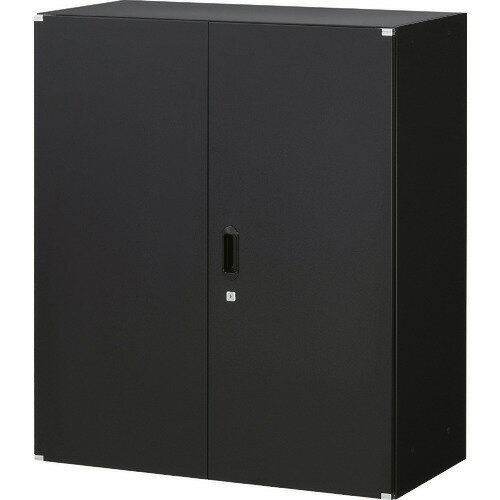 ■TRUSCO ユニット型壁面書庫 両開き H1050 BK色 UHBK11(1613052)[法人限定][直送元]