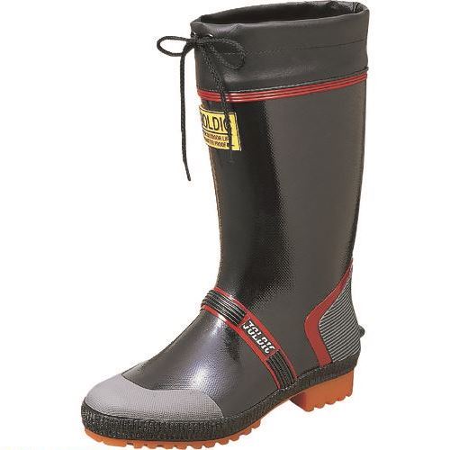 ■福山ゴム 長靴 ジョルディック DX−2 ブラック 25.0 AA14700BK25.0(1617294)[送料別途お見積り][法人限定][掲外取寄]