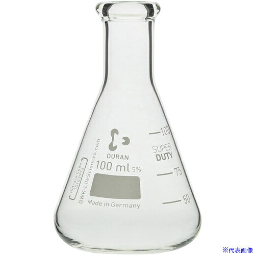 オレンジブック トラスコ中山　TRUSCOSIBATA スーパー肉厚三角フラスコ 細口 100mL 10入 〔品番:010610100A〕[ 注番:1661485]特長●肉厚がどの部分でも一定です。●オートクレーブ使用可能です。●滅菌器にかけられます。●リトレイスコード（製造No.）が記載されています。●DIN/ISOに基づいた形状をしています。用途●加熱などを伴う一般的な理化学試験・教育用。仕様●容量(ml)：100●目盛間隔(ml)：25●外径(mm)：64●高さ(mm)：105●口内径(mm)：18.4●首外径(mm)：22仕様2●スーパー肉厚三角フラスコ　(10個入)材質/仕上●ほうけい酸ガラスセット内容/付属品注意原産国（名称）ドイツJANコード4589988591879本体質量60gオレンジブック トラスコ中山　TRUSCOSIBATA スーパー肉厚三角フラスコ 細口 100mL 10入 〔品番:010610100A〕[注番:1661485][本体質量：60g]《包装時基本サイズ：295×140×115》〔包装時質量：1kg〕分類》研究用品》理化学用品》フラスコ☆納期情報：メーカー取り寄品（弊社より発送）
