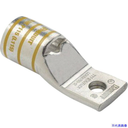 ■PANDUIT 銅製圧縮端子 1穴 幅細取付板 電線サイズ AWG4/0 取付穴サイズ 104mm LCAXN4/0−38−X LCAXN4038X(1668310)[送料別途お見積り][法人限定][掲外取寄]