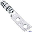■PANDUIT 銅製圧縮端子 2穴 電線サイズ AWG1 取付穴サイズ 69mm 取付穴間隔 160mm LCC1−14AW−E LC...