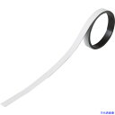 ■緑十字 テープ状カラーマグネット 白 マグネ10W 10mm幅×1m×0.8mm 3本組 312011(1671740)