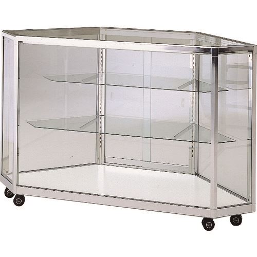 ■ハヤノ エクシード コーナー平ケースNK ブラック プッシュ錠付 NK60BP(1675855)[送料別途お見積り][法人限定][外直送]