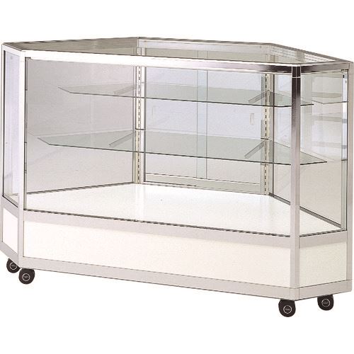 ■ハヤノ エクシード コーナー平ケースFK ブラック プッシュ錠付 FK45BP(1680574)[送料別途お見積り][法人限定][外直送]