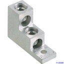 ■PANDUIT アルミ製メカニカルコネクター 1穴垂直方向2バレルラグ 電線サイズAWG6−300kcmil LAM2SA300−38...