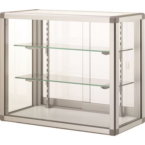 ■ハヤノ フォルティッシュ アップケース シルバー プッシュ錠付 600×300×H600 P60306SP(1682224)[送料別途見積り][法人・事業所限定][外直送]