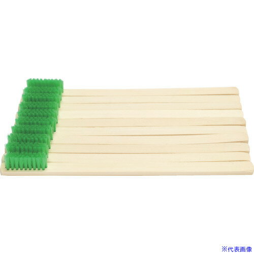 ■KOWA 竹柄ナイロンブラシ (10本入) 12405(1685286)