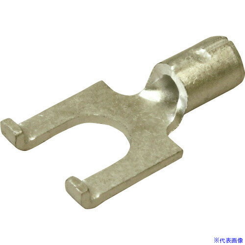 ■ニチフ 裸圧着端子(Y形) 先開形Wタイプ(100PCS) 1.25Y4W(1685931)[送料別途見積り][法人・事業所限定]..