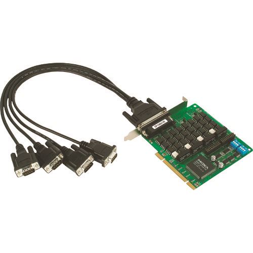 ■MOXA 4ポートRS−422/485 ユニバーサルPCIポート 光絶縁保護 ワイド温度モデル CP134UIT(1688231)[送料..
