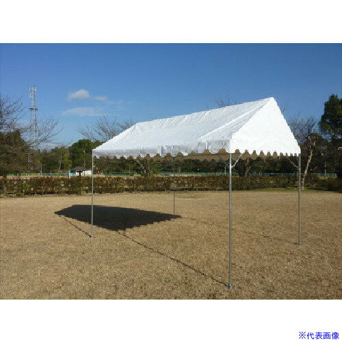 オレンジブック トラスコ中山　TRUSCOKOK 強力スーパーアルミキングテント W3.55XD2.67XH2.80 天幕色 白 〔品番:KSA15X2W〕[ 注番:1760431]特長●スチール製のテントに比べ、軽量で扱い易く、持ち運びも...