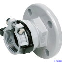 ■SKカワニシ ポリエチレン管用継手 SKXフランジ付ソケット(10KF)P50 SKXFSJIS10KP50(1784710)