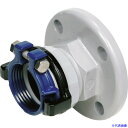■SKカワニシ 塩ビ管用継手 SKXフランジ付ソケット(10KF)V50 SKXFSJIS10KV50(1784713)