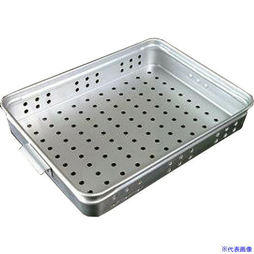 ■TKG AKAO(アカオ) アルミ穴明手付番重(板取手) 大 60 ABV60106(1871841)[送料別途...