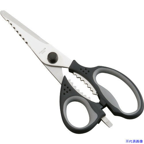 ■TKG 富士カトラリー グレースラブ2 キッチン鋏 FC-419 BKTD901(1872106)[送料別途見積り][法人・事業..