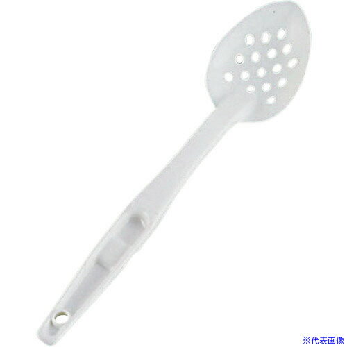 ■TKG CAMBRO(キャンブロ) ポリカーボネイト サービススプーン穴明 SPOP13CW ホワイト BSP411B(1872183)..
