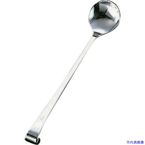 ■TKG 片力商事 18-10パウダースプーン フック付 ロングサイズ BPU02(1873700)[送料別途見積り][法人・..
