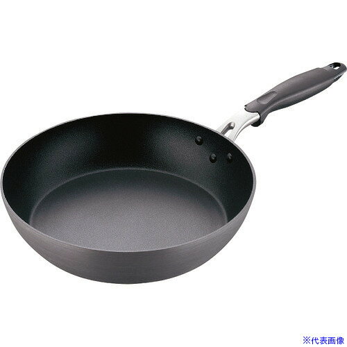 ■TKG L＆L鍛造 硬質アルマイトIHフライパン 24cm AFL0702(1878171)[送料別途見積り][法人・事業所限定][掲外取寄]