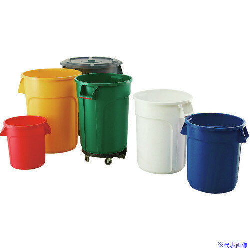 ■TKG トラスト ラウンドコンテナ 1015 208L ブラック KTL3831(1880131)[送料別途見積り][法人・事業所..