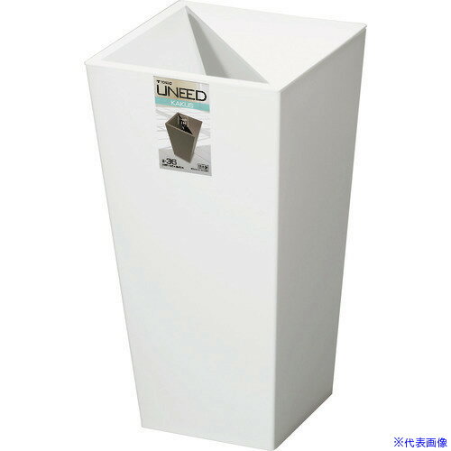 Dustbins - ■TONBO ユニードカクスSー36 ホワイト 00981(1883378)[送料別途お見積り][法人限定][掲外取寄]